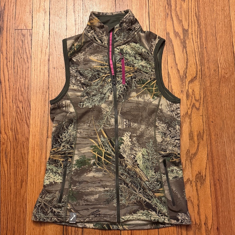 Icebreaker Vest realfleece merino wool camouflage amazing condition women’s L